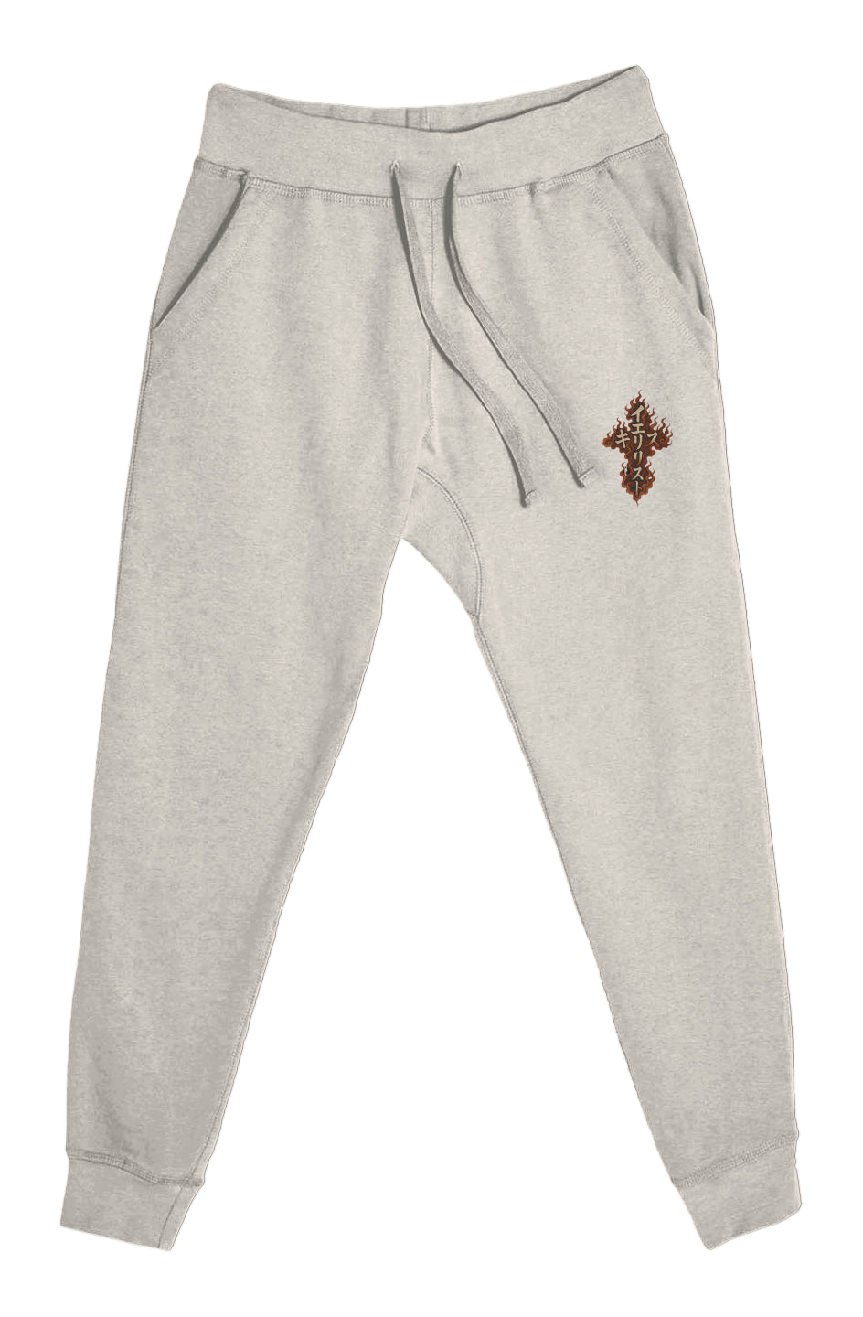 Flame of Christ Cross Premium Jogger Pants