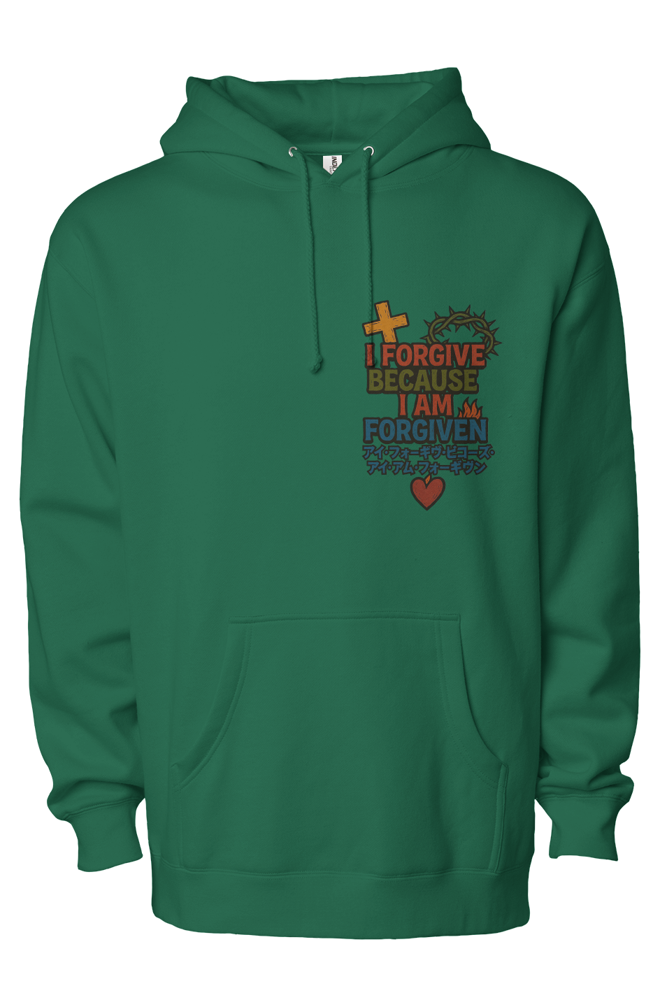 “Faith Over Fear” Premium Embroidered hoodie