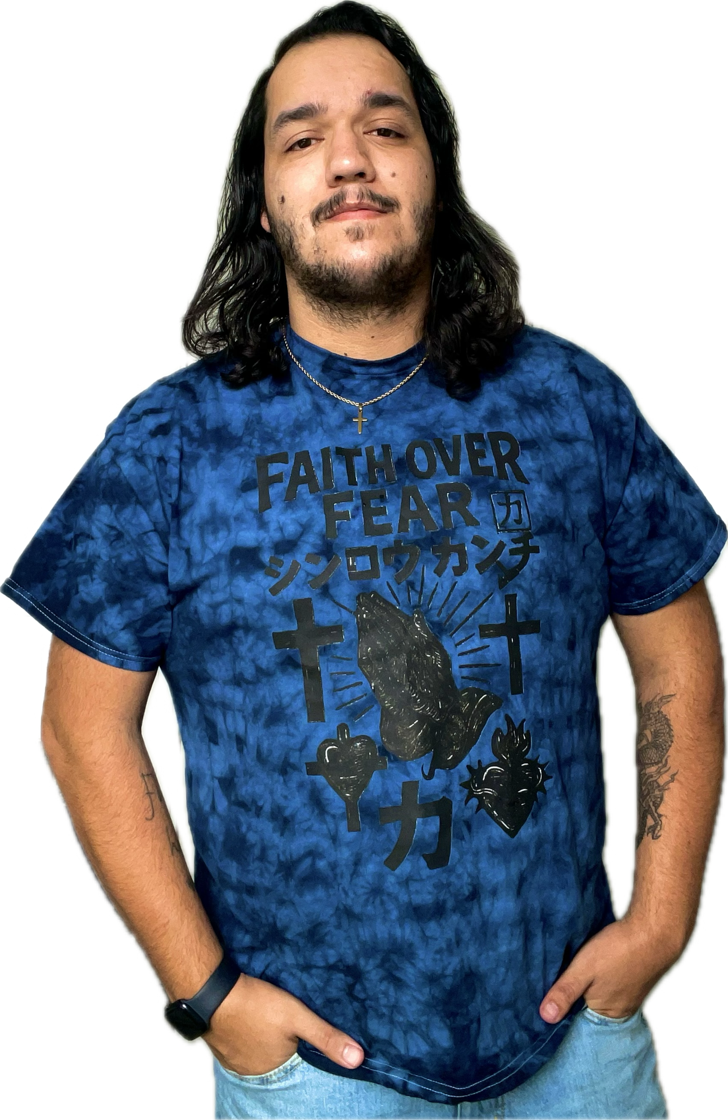 “Faith Over Fear” Crystal Wash T-Shirt