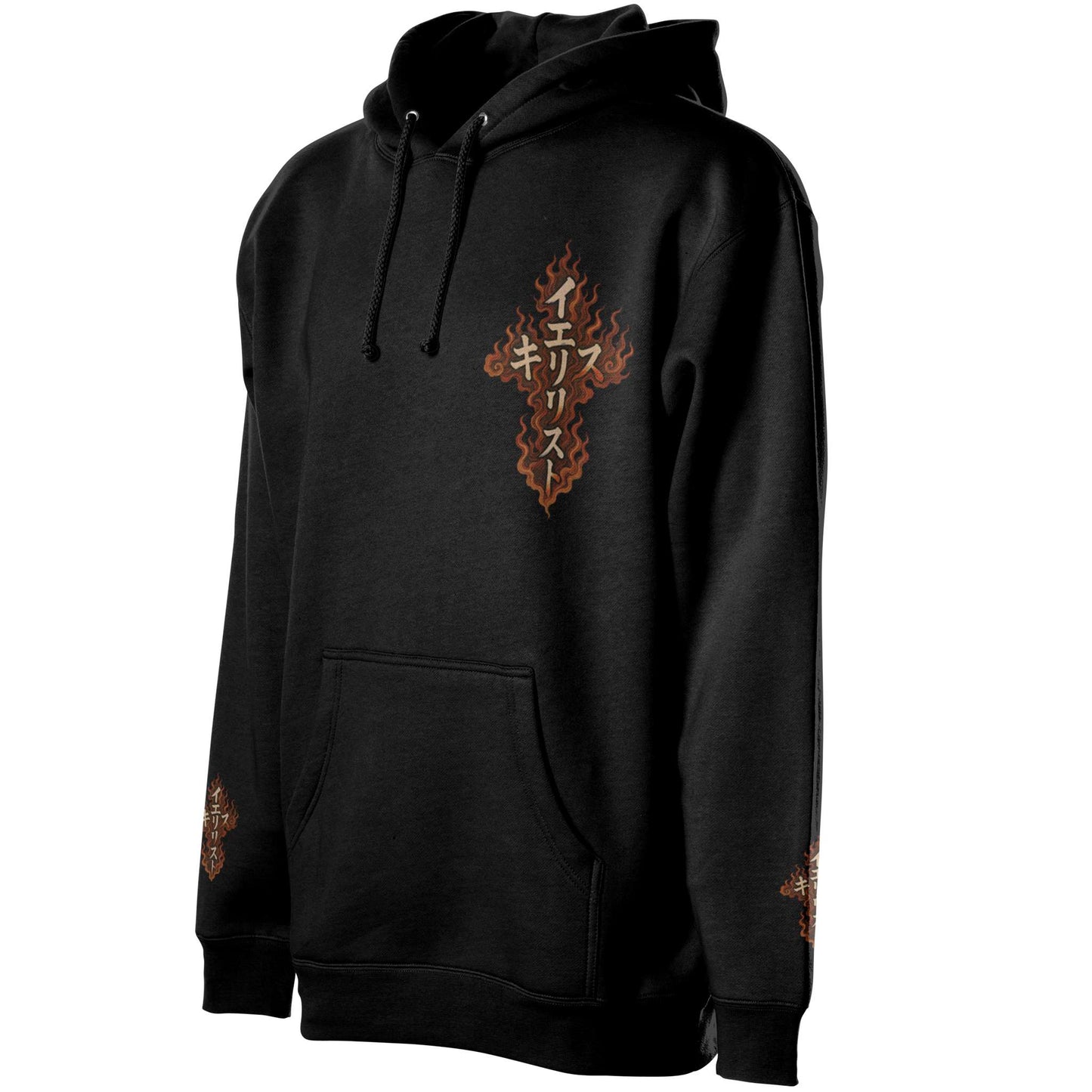 Fire Cross イエス・キリスト (Jesus Christ) Hoodie