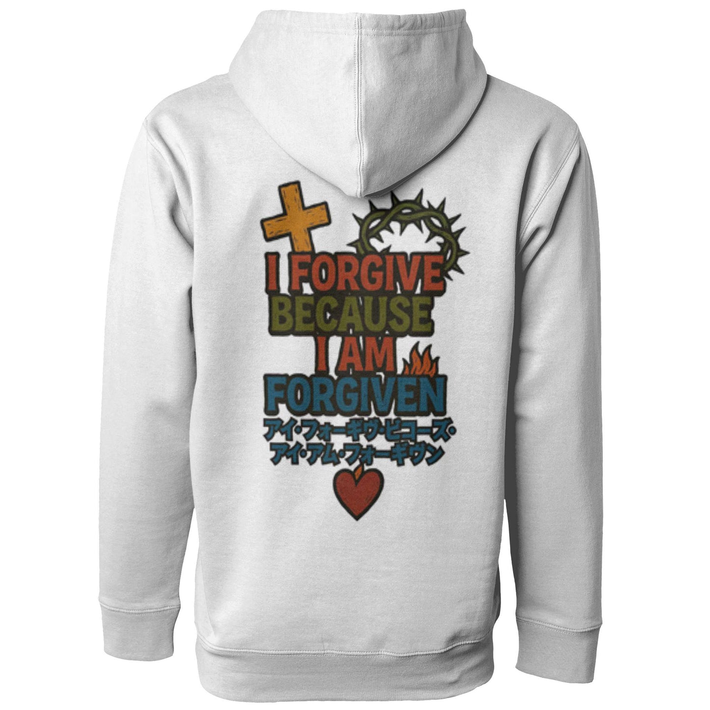 “I Am Forgiven” Embroidered Premium hoodie