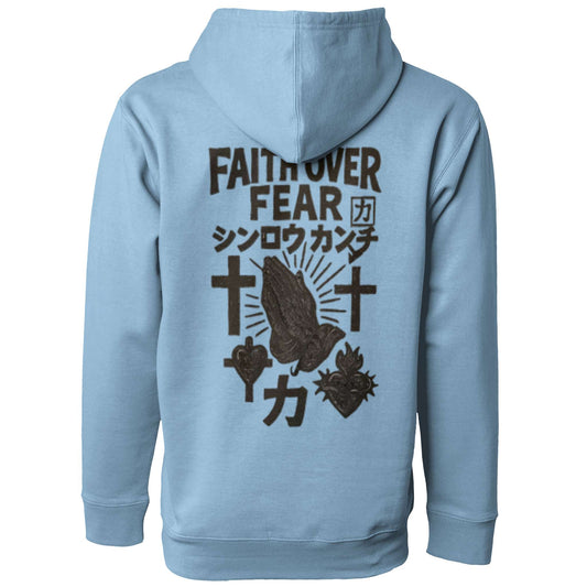 “Faith Over Fear” Premium Embroidered hoodie
