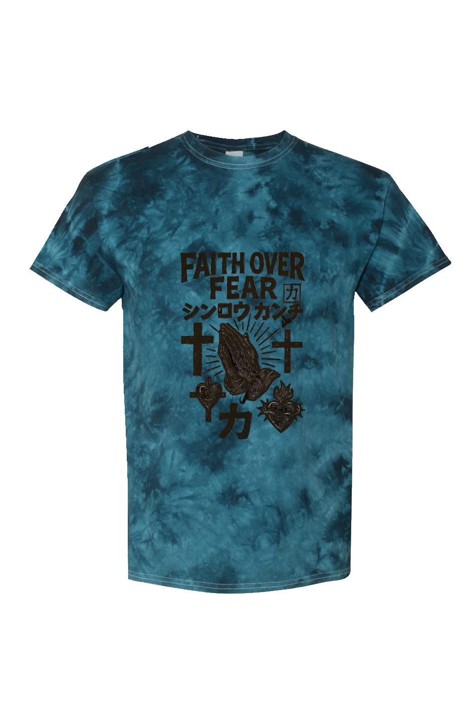 “Faith Over Fear” Crystal Wash T-Shirt