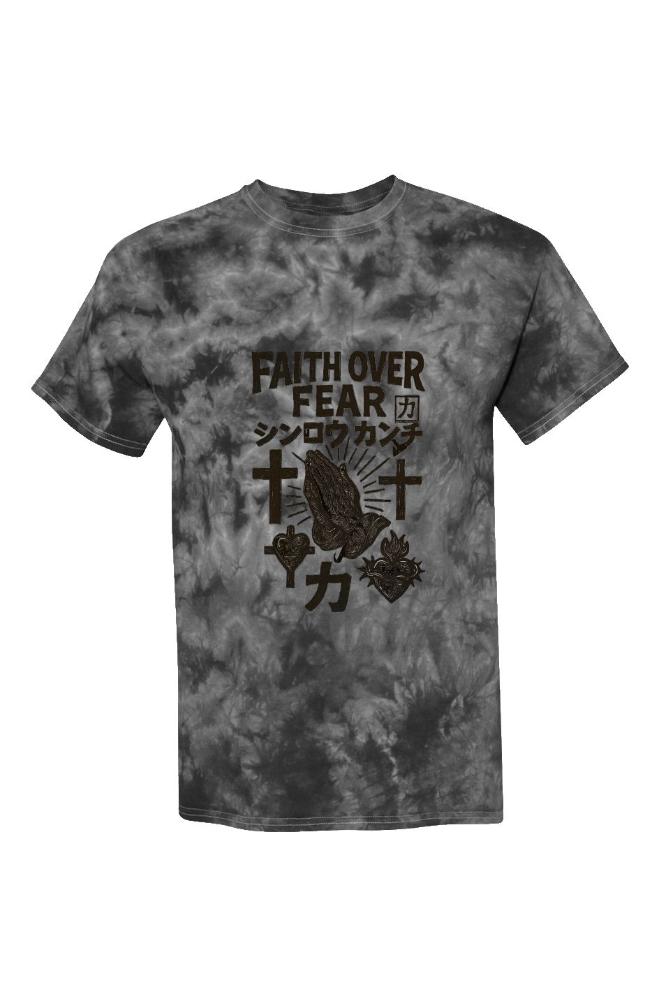 “Faith Over Fear” Crystal Wash T-Shirt