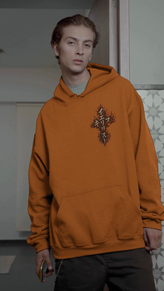 Fire Cross イエス・キリスト (Jesus Christ) Hoodie