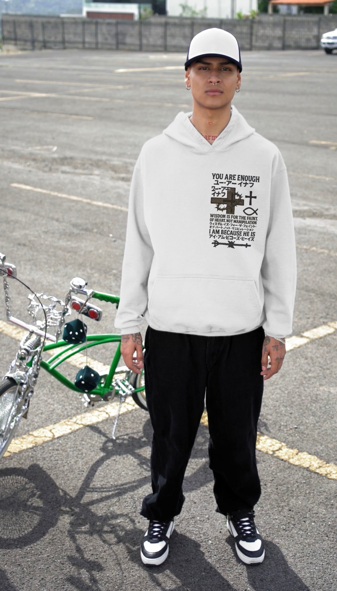 “I Am Forgiven” Embroidered Premium hoodie